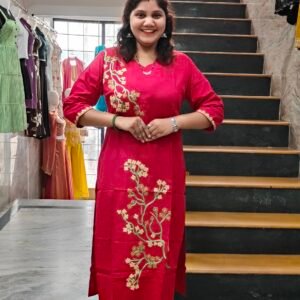 Mull cotton dress