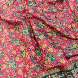 Mull cotton saree